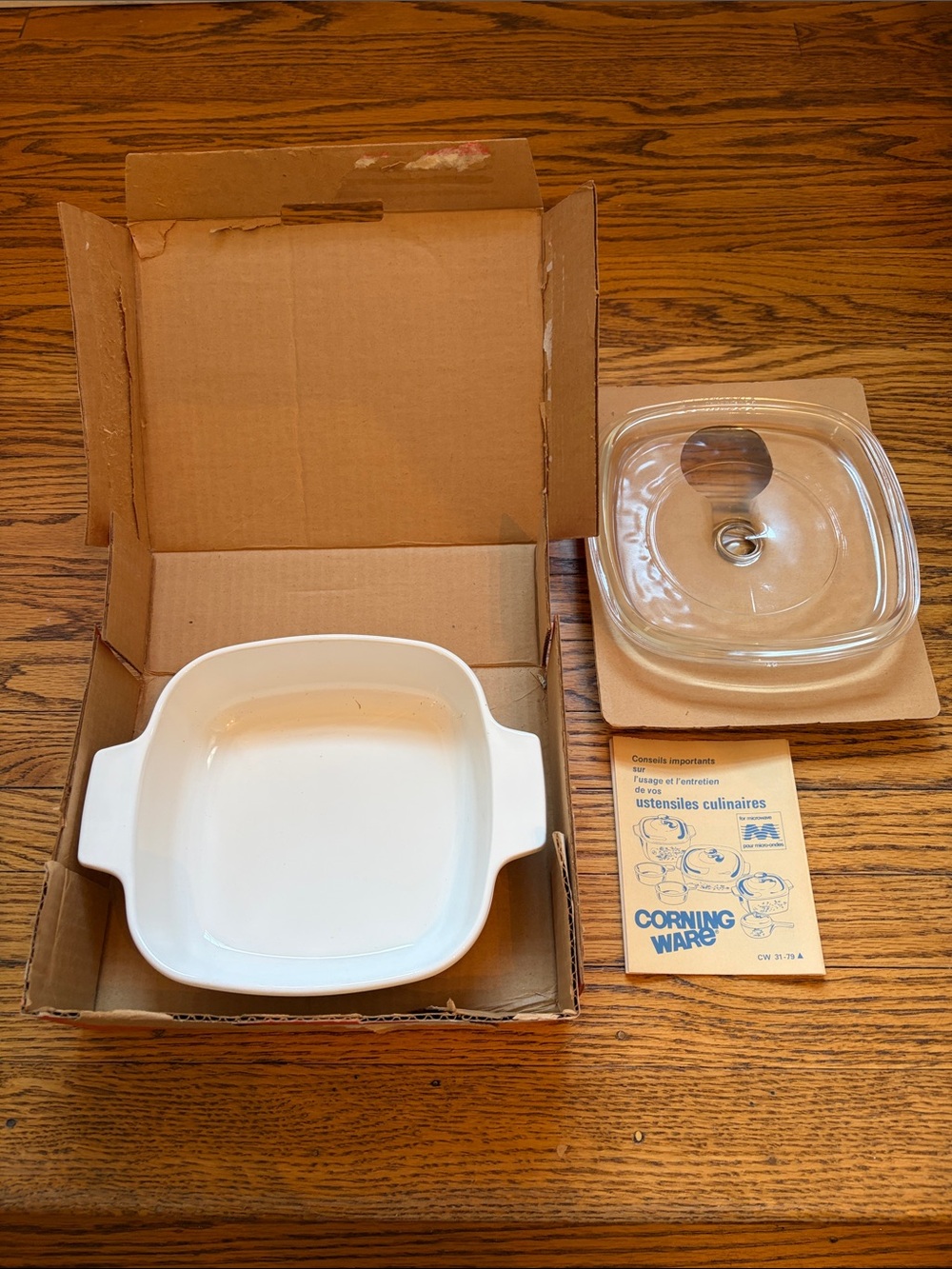 Corningware Orange Spice O'Life Storage Box, In Box Never Used - Picture 4 of 11